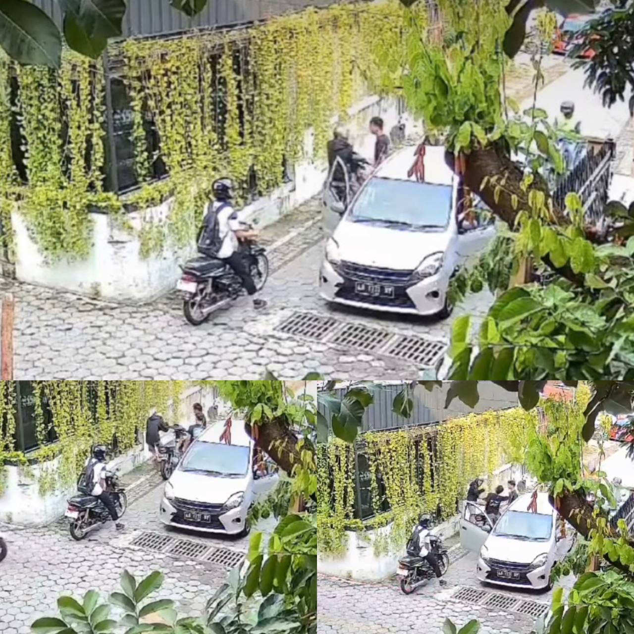 Viral! Aksi Arogan Pengendara Mobil Pukul dan Buang Kontak Pemotor Gegara Kaget saat Berpapasan di Tikungan