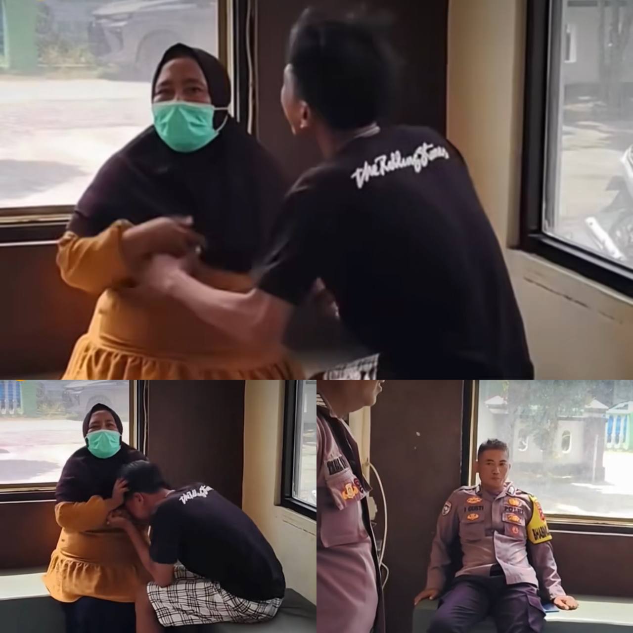 Viral, Seorang Ibu di Gorontalo Bawa Anaknya ke Kantor Polisi Gegara Sering Melawan dan Susah Diatur