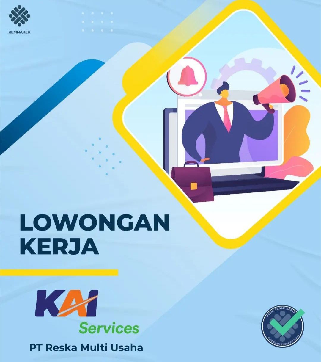 Buruan Lamar! KAI Service Buka Lowongan Pekerjaan November 2023, Umur 45 Bisa Daftar