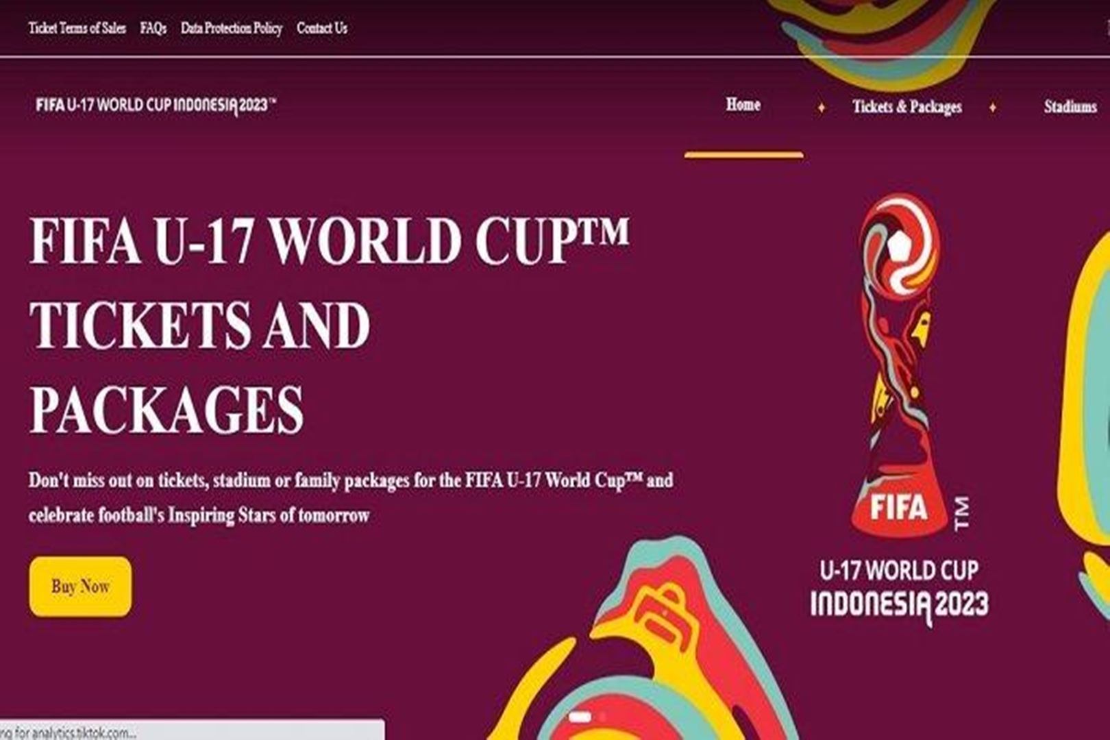 Cara Pembelian Tiket secara Online dan 29 Ketentuan nonton Piala Dunia U-17 2023