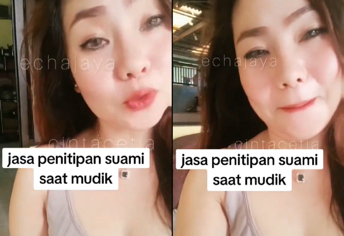 Viral Wanita Cantik Ini Buka Jasa Penitipan Suami Saat Istri Mudik, Tertarik Mencoba?