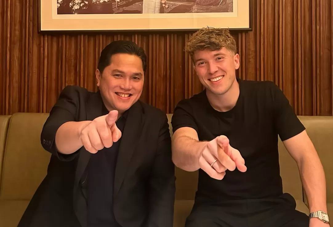 Erick Thohir Foto Bareng Ole Romeny, Jadi Calon Pemain Naturalisasi?