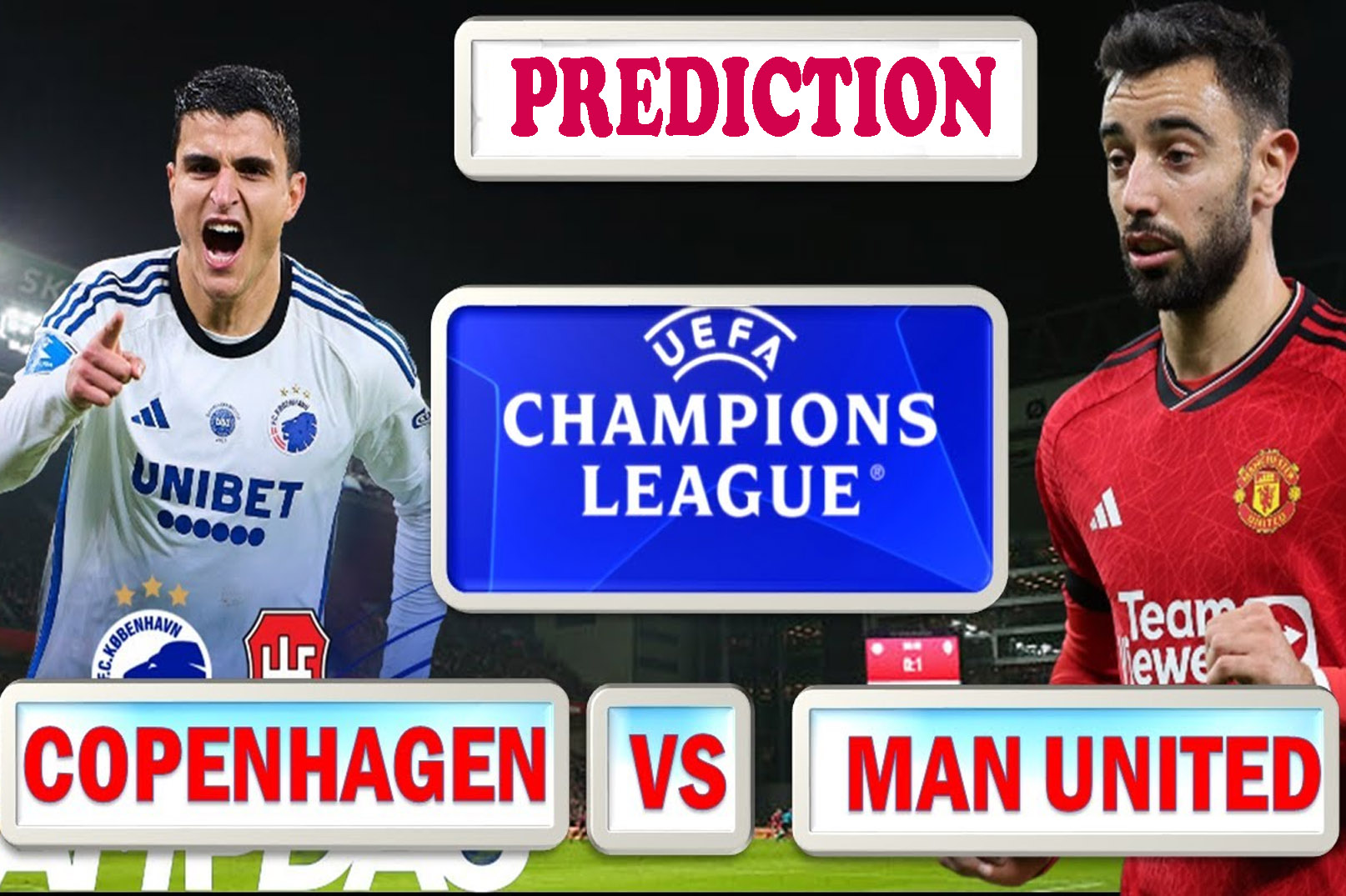 Liga Champions 2023-24: FC Copenhagen Vs Manchester United 9 November 2023, H2H Serta Link Nonton