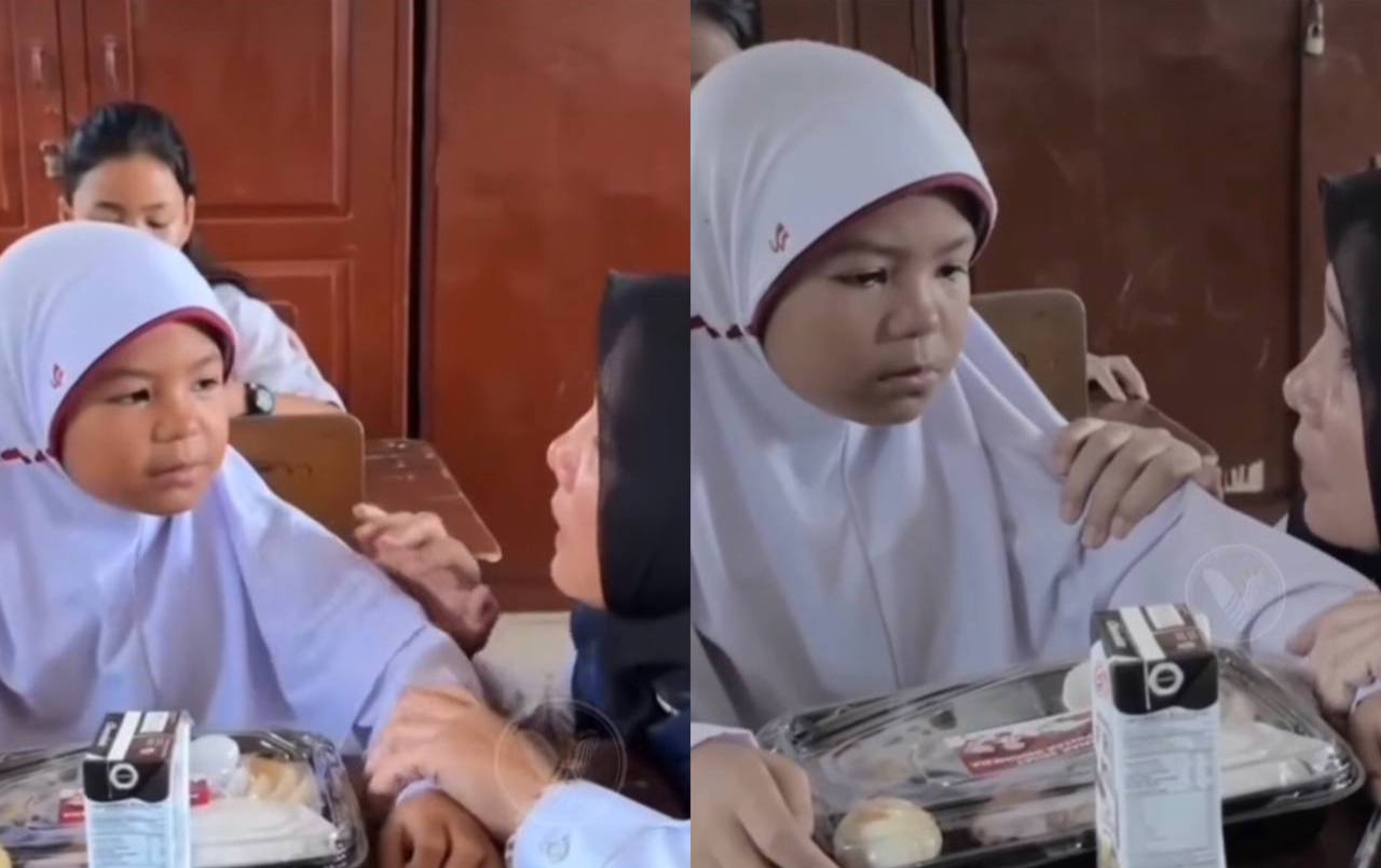 Viral! Momen Haru Seorang Anak SD Tak Mau Habiskan Makan Siang Program Gizi Gratis Karena Ingat Ibu di Rumah