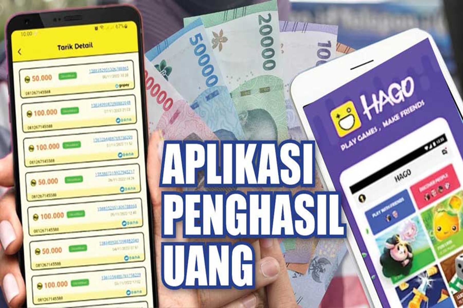 Download Aplikasi Hago Game, Main Game Penghasil Uang !