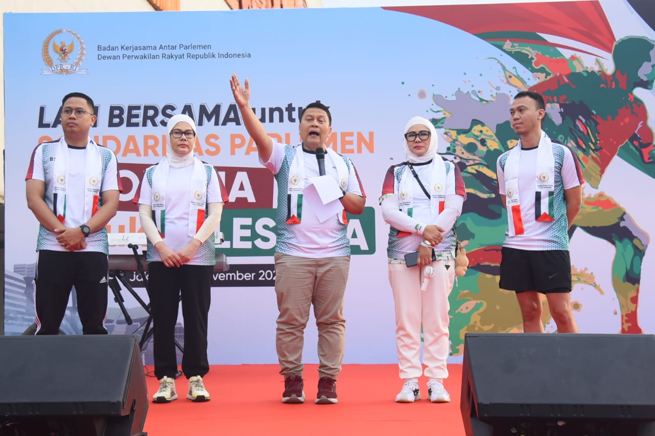 DPR RI Gelar Solidarity Run for Palestine untuk Perkuat Dukungan untuk Palestina