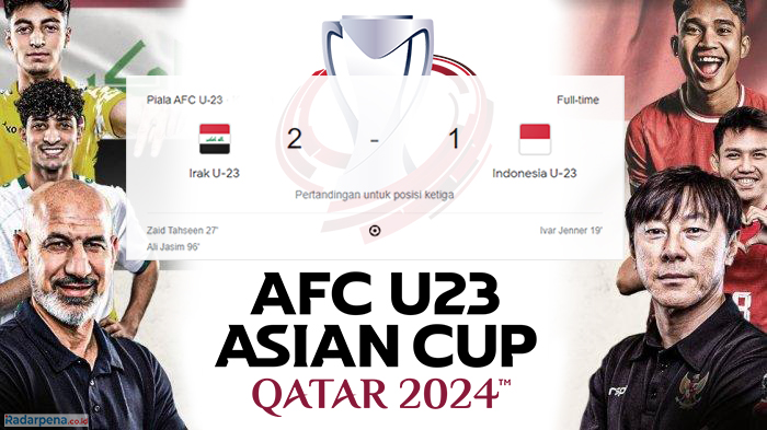Hasil Piala Asia U23 2024: Kalah dari Timnas Irak 2-1, Asa Terakhir Garuda di Playoff dengan 1 Cara Ini