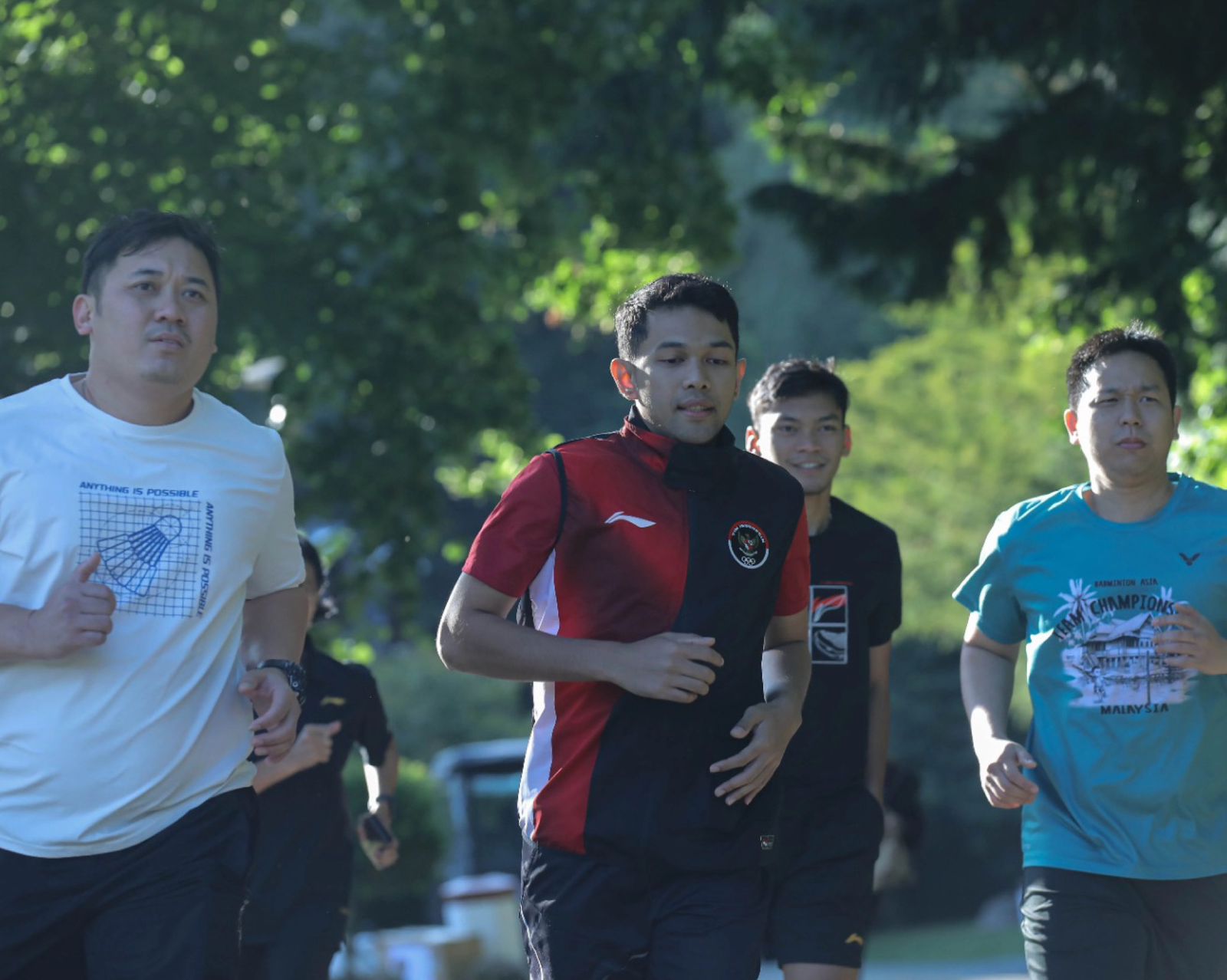 Jelang Olimpiade Paris 2024, Tim Bulutangkis Indonesia Gelar Latihan Conditioning 