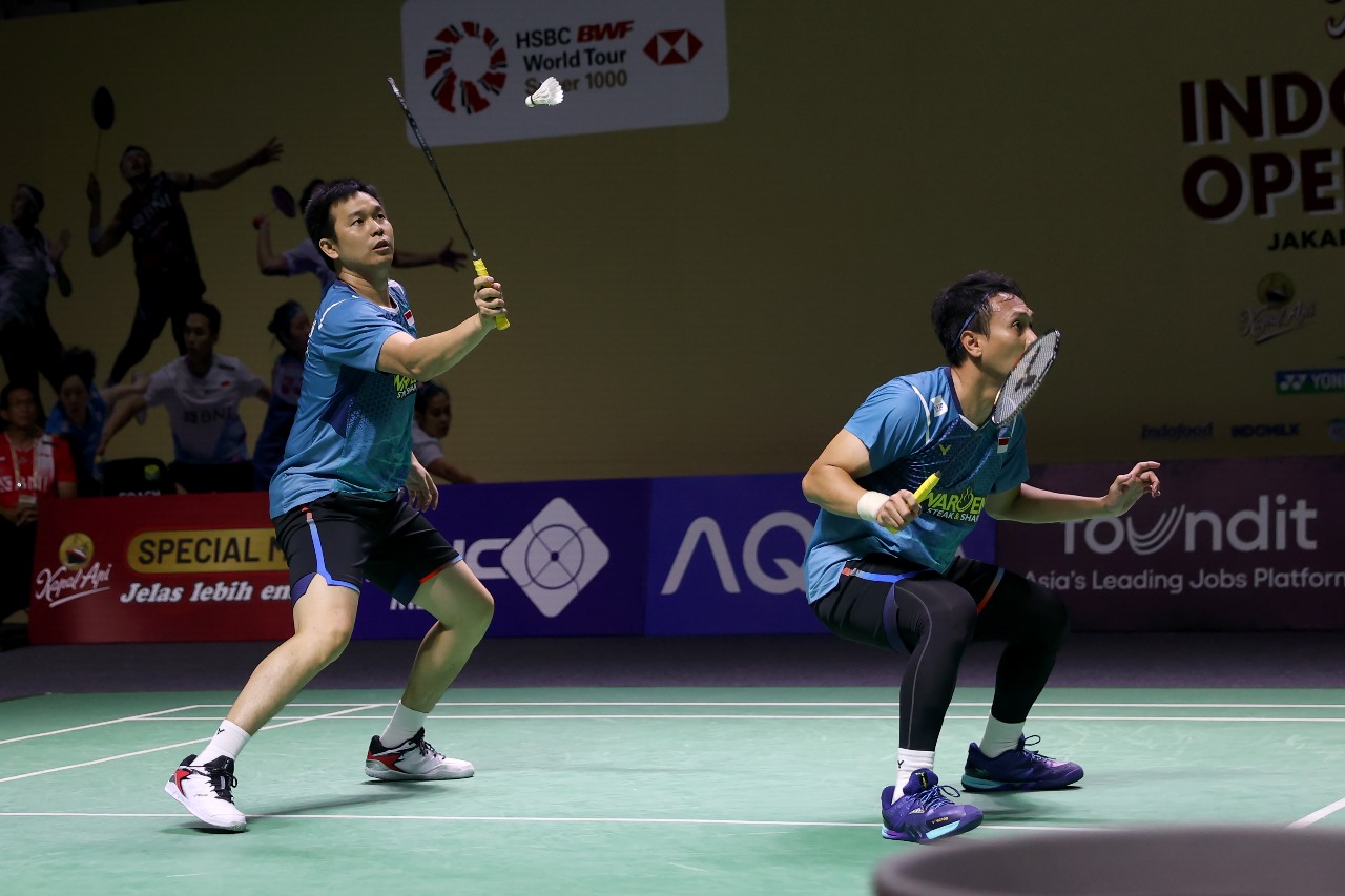 The Daddies Melangkah ke Babak 16 Besar Indonesia Open 2024 Usai Menang Duel 3 Gim