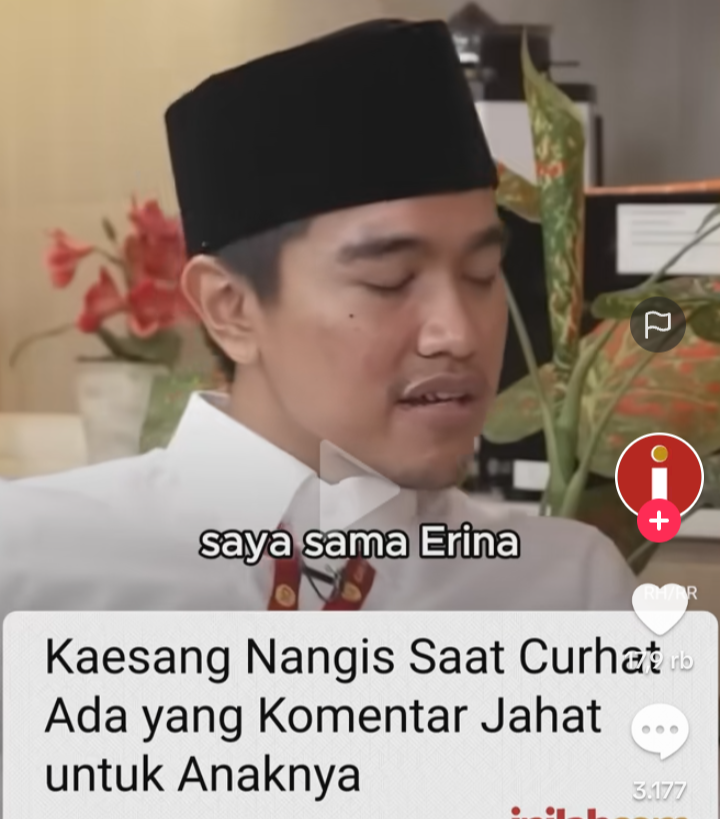 Parah! Anaknya Dibully Netizen, Kaesang Nangis di Suatu Acara Podcast