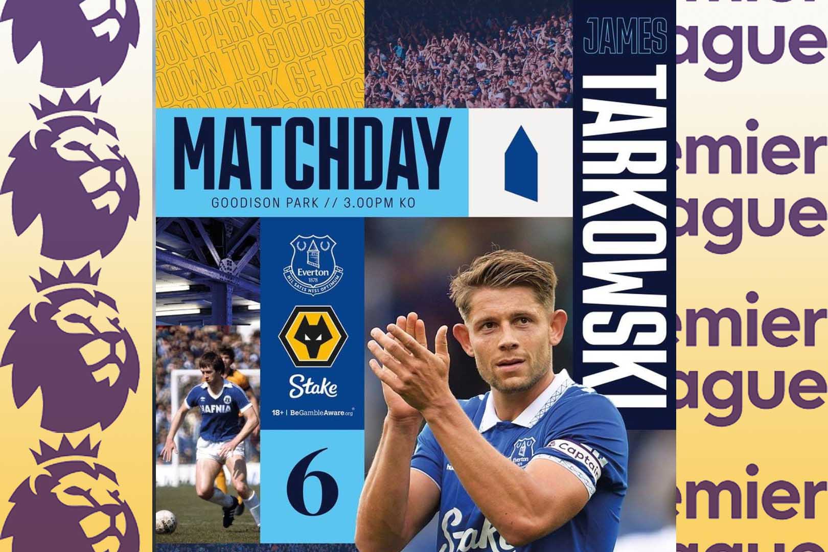 Prediksi Liga Inggris 2023/2024 Everton Vs Wolves, H2H Serta Link Streaming