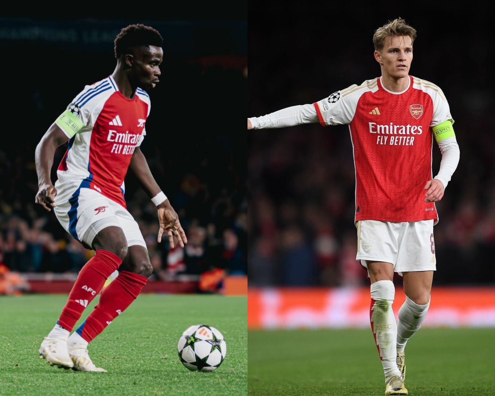 Arsenal Gigit Jari! Bukayo Saka dan Odegaard Cedera,Terancam Absen hingga Desember 2024