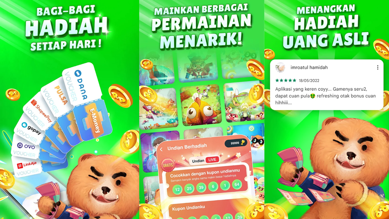 Menangkan Voucher E-Money dan Pulsa Gratis, Buruan Cobain MaGer - Game Penghasil Uang