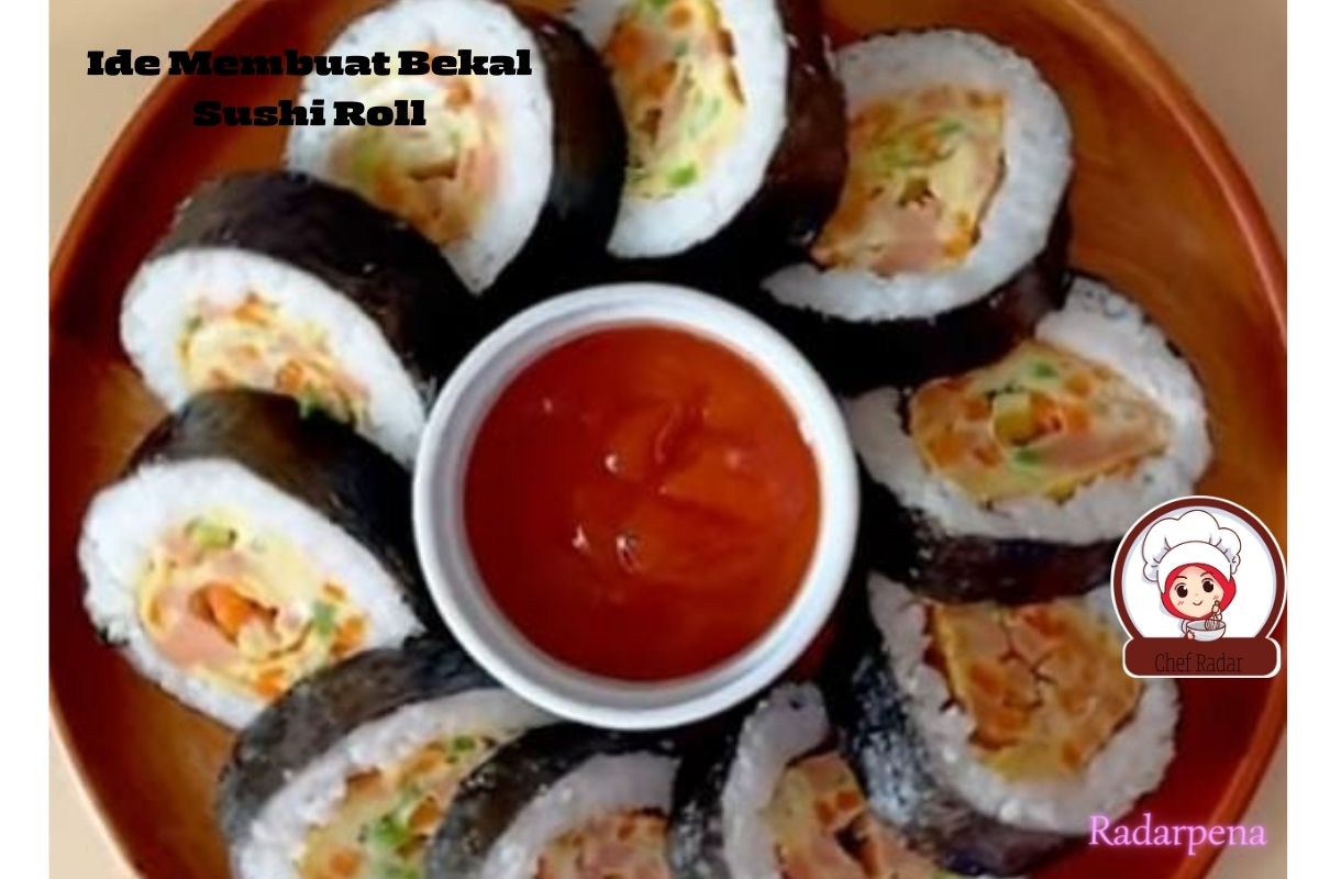 Ide Kreatif ! Cara Membuat Sushi Roll Sendiri, Murah Meriah Jadi Bekal Favorit Buah Hati Anda