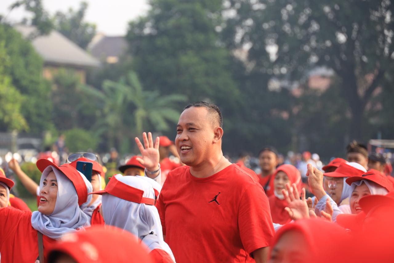 Pekan Keempat, Jalan Santai KORMI Kota Bekasi berada di Kecamatan Rawalumbu