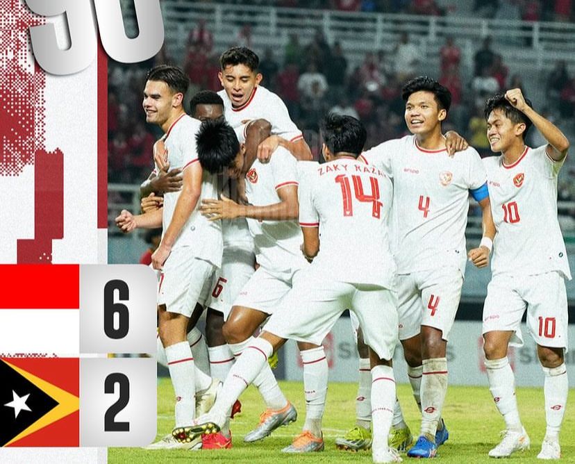 Hasil Piala AFF U19 2024: Timnas Indonesia Lolos Semifinal Bungkam Timor Leste 6-2