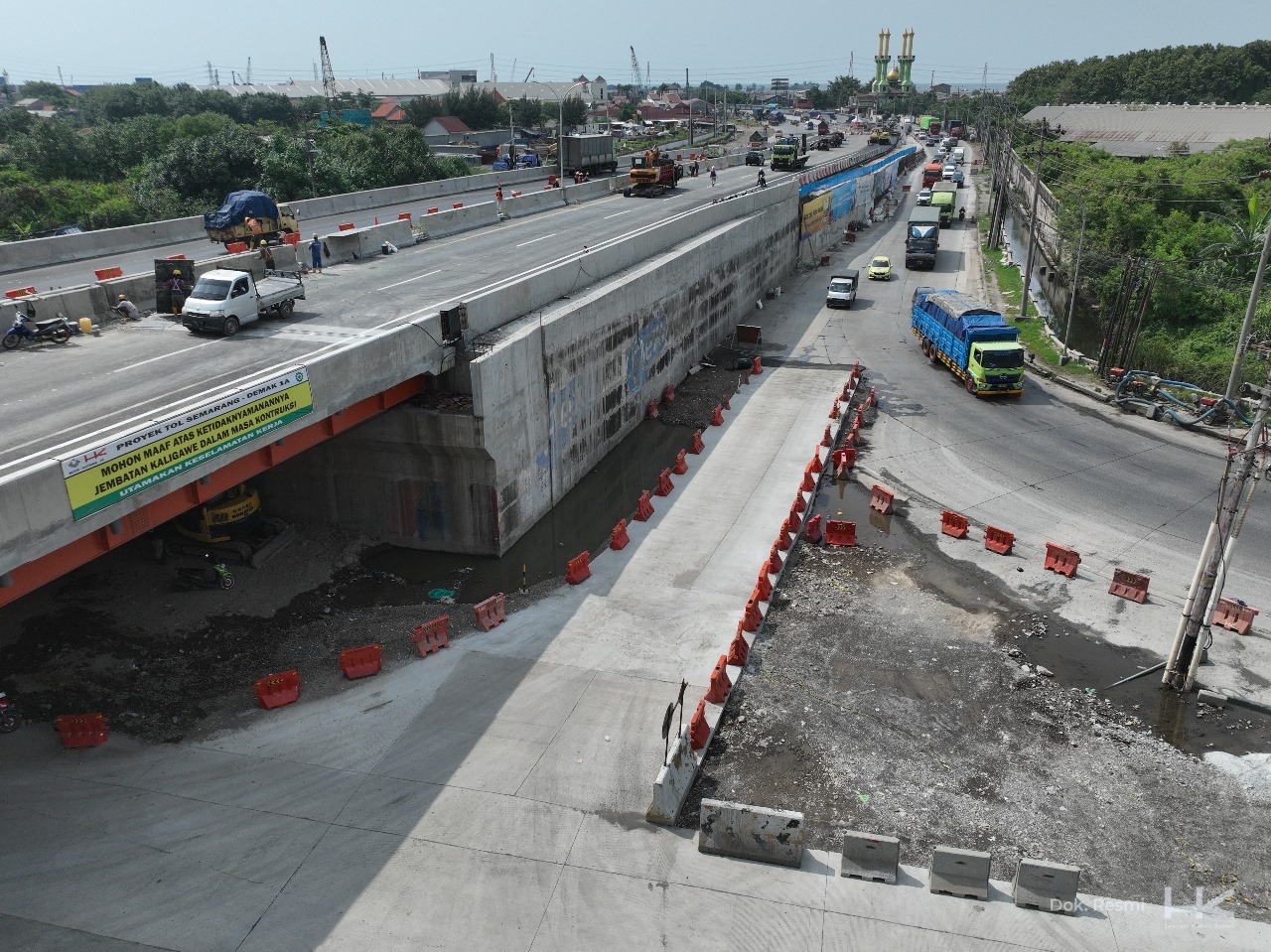 Jembatan Kaligawe Tol Semarang-Demak Seksi 1A Difungsionalkan Selama Mudik Lebaran 2024