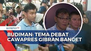 Wakil Ketua TKN Prabowo-Gibran Rakabuming Raka, Budiman Sujadmiko: Tema Debat Cawapres itu Gibran Banget!