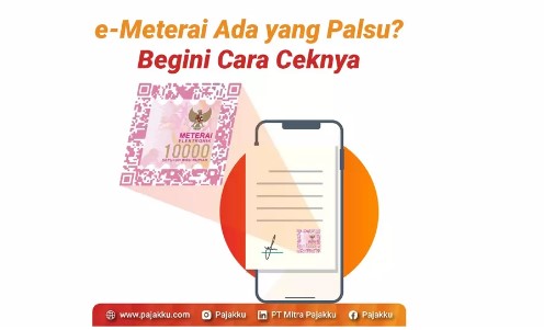 Simak! Cara Membeli Materai Elektronik Dan Cek Keaslian Materai 