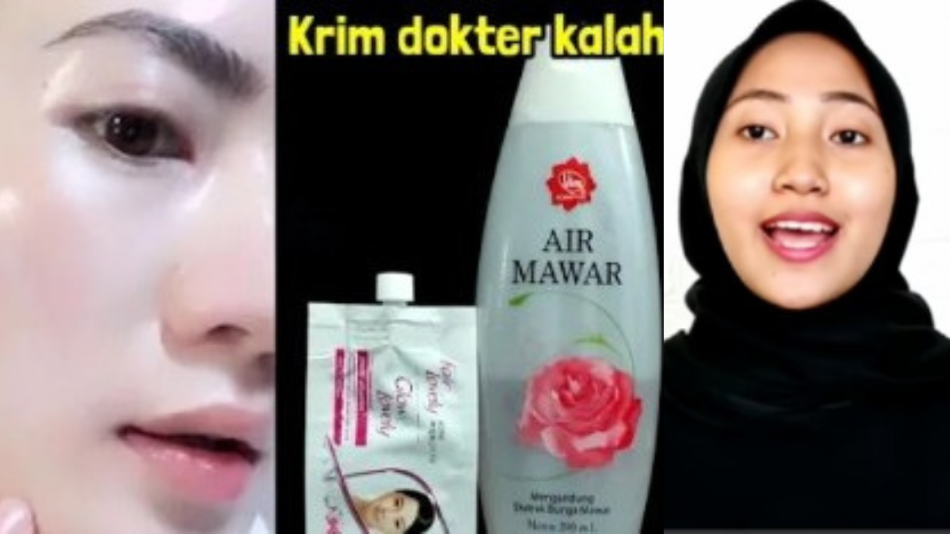 YouTuber Ini Bikin Krim Pemutih Wajah dari Viva Air Mawar dan Fair and Lovely, Hasilnya Glowing!