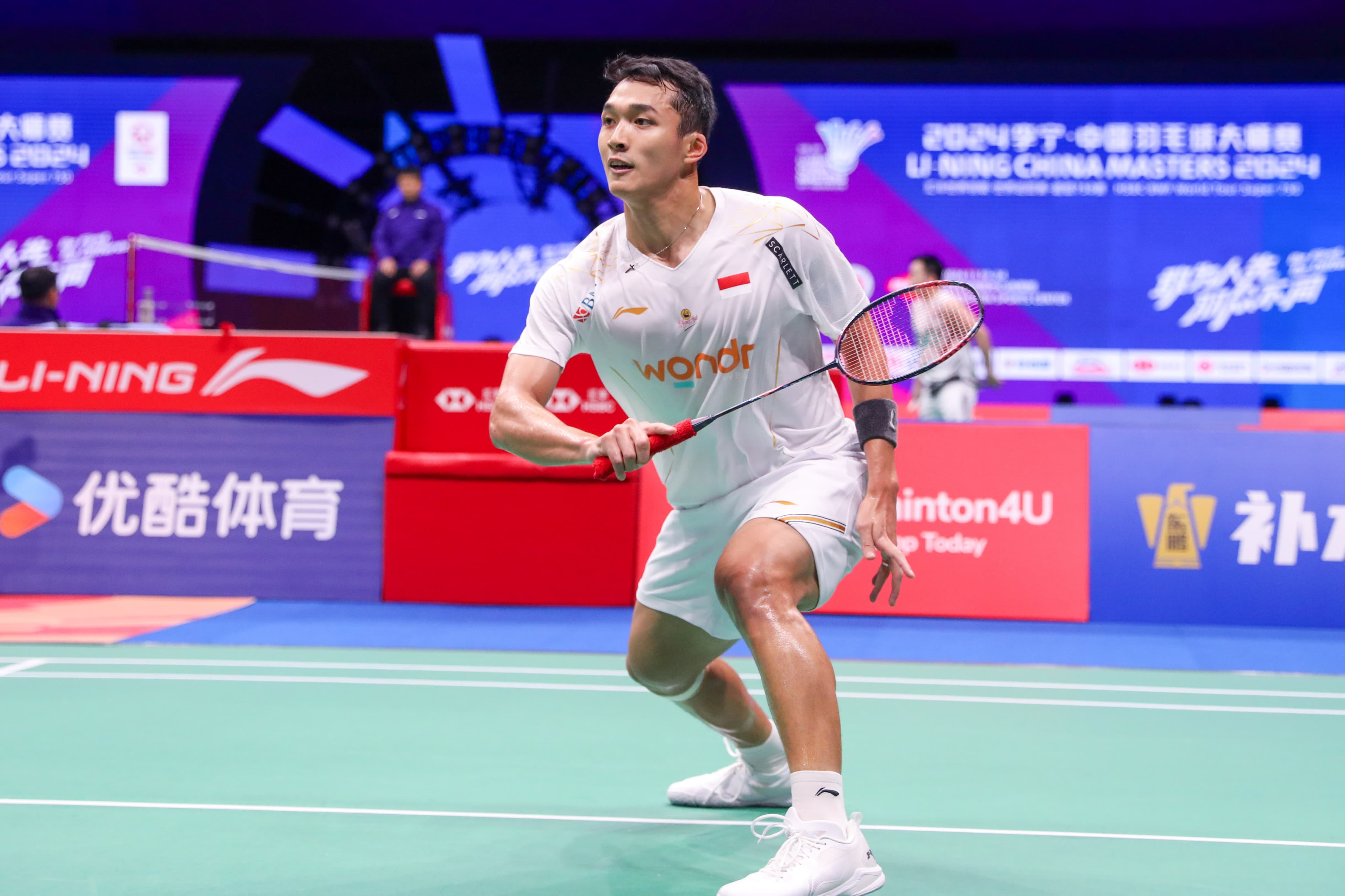 Hasil China Masters 2024: Jonatan Christie Lolos 16 Besar Kalahkan Loh Kean Yew