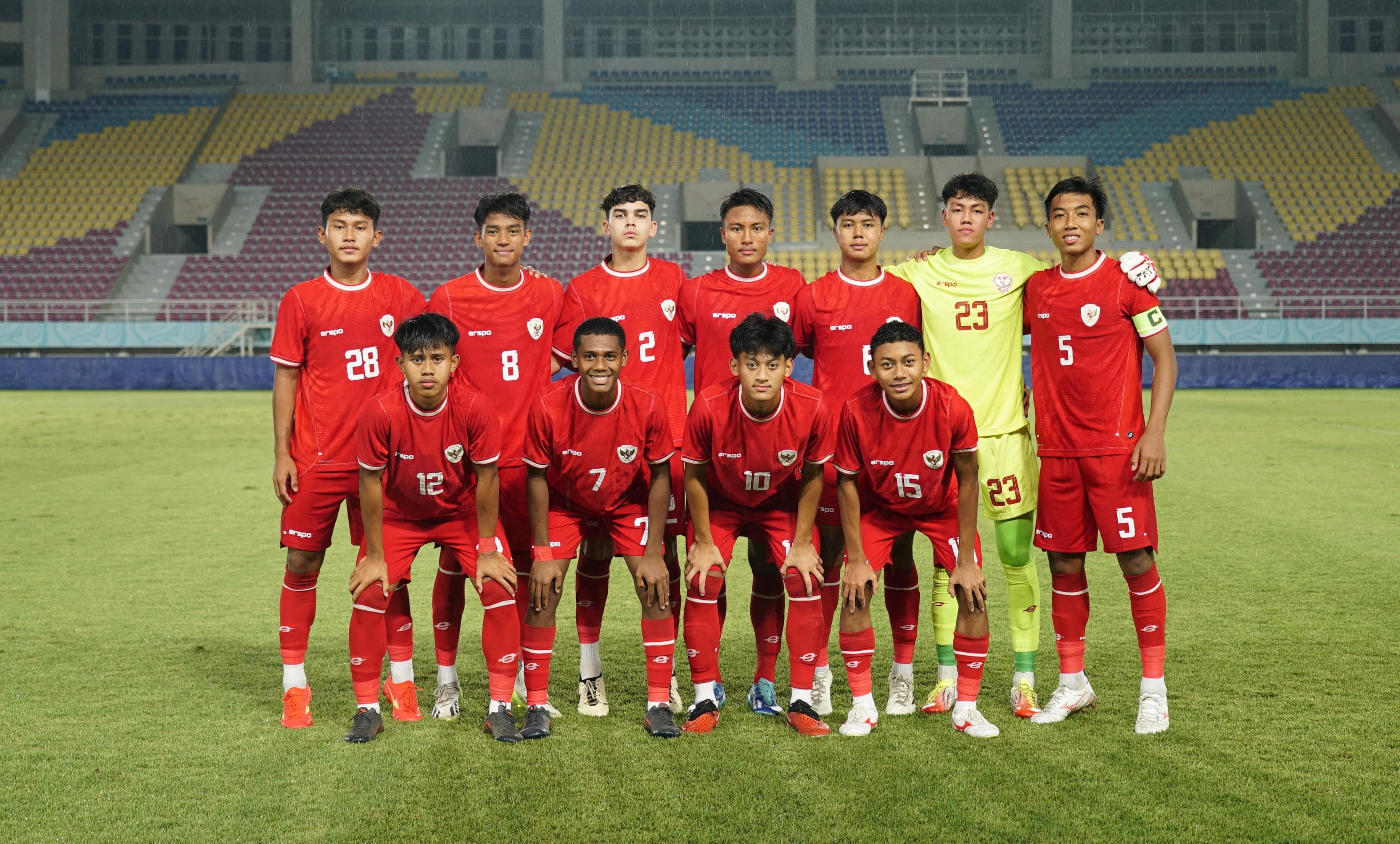 Daftar 23 Pemain Timnas Indonesia di ASEAN Boys Championship U-16 2024