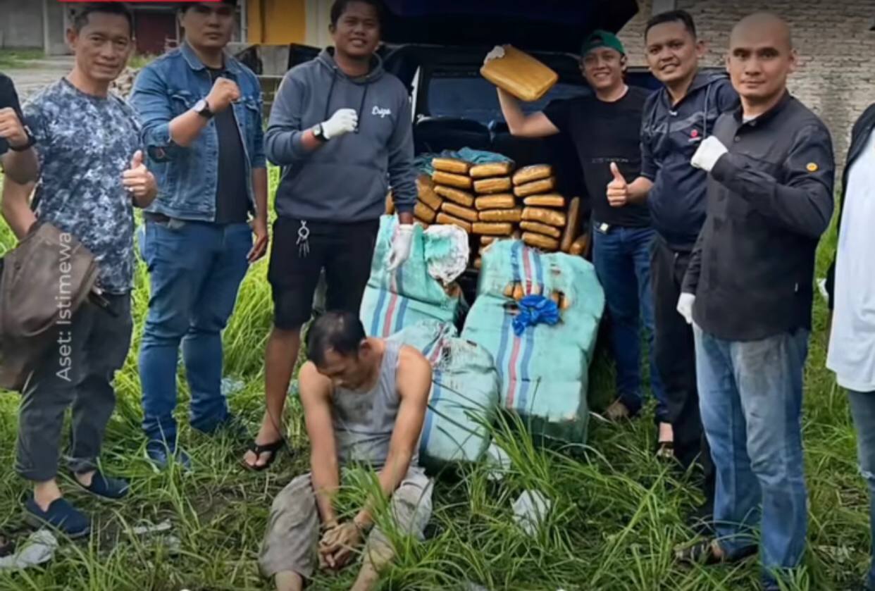 Terungkap! Oknum Polisi di Sumatera Barat Jadi Kurir 141 Kg Ganja yang Disuruh Napi: Diupah Rp2 Juta