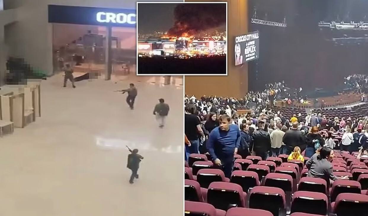 Sadis! ISIS Serang Penembakan Brutal di Gedung Konser Moskow Rusia, 40 Orang Tewas 