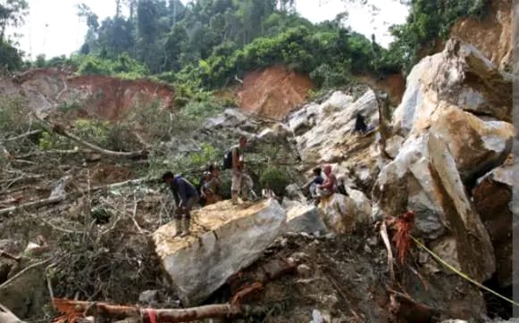 Tambang Ilegal di Solok Longsor, 15 Orang Tewas, 7 Belum Ditemukan