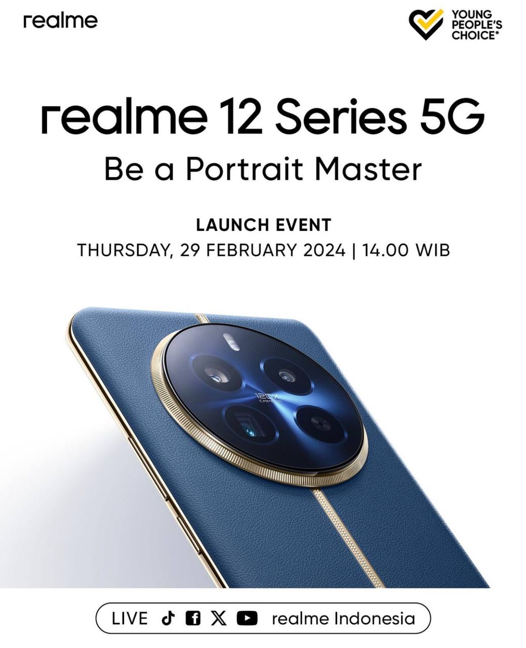 Siap Meluncur di Akhir Bulan Februari 2024, Inilah Bocoran Realme Series 12 5G!