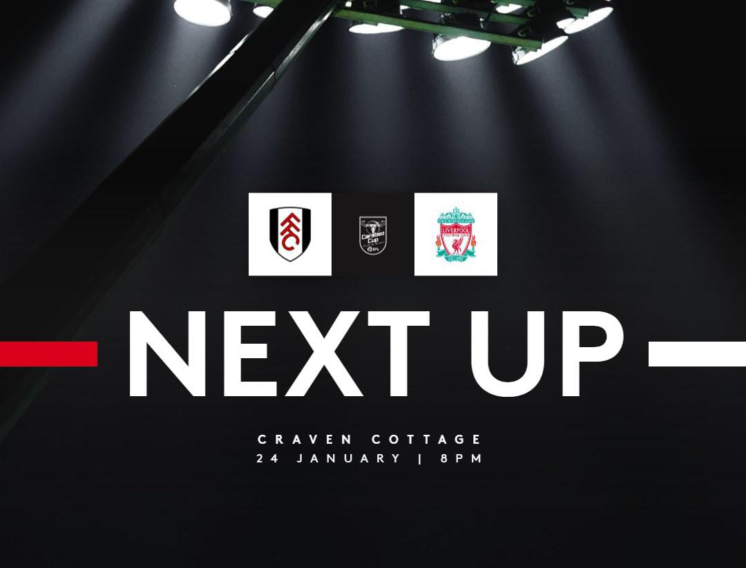 Piala Liga Inggris 2023-24: Fulham vs Liverpool 25 Januari 2024, Prediksi, Line-up dan H2H