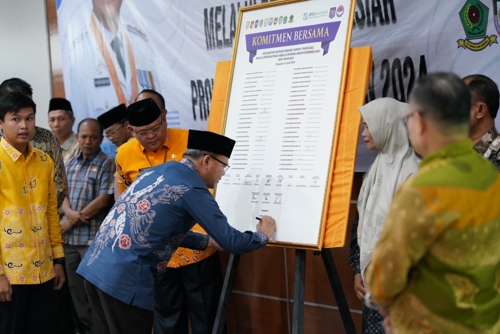 Pelayanan Kesehatan di Bengkulu Makin Bagus, Prosentase Data UHC di Bengkulu Mencapai 99,98 %