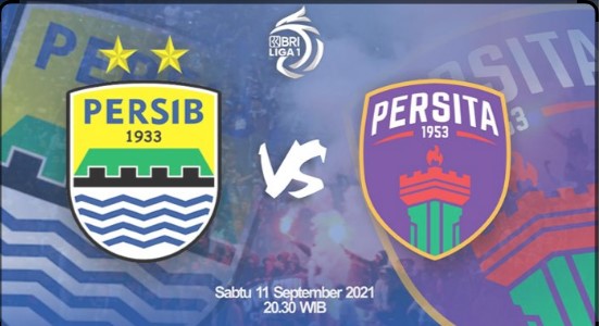 Persib Bandung Vs Persita Tangerang 1 Oktober 2023, H2H, Line Up Pemain dan Link Streaming