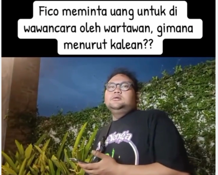 Tahu sedang Viral Komika Fico Fachriza Memalak Wartawan, Netizen: Sengaja Settingan atau Riil