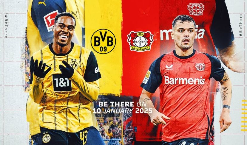 Link Nonton Bundesliga 11 Januari 2025 Dortmund vs Bayer Leverkusen: Head to Head dan Susunan Pemain 