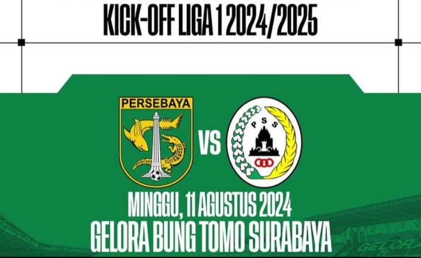 Prediksi Persebaya vs PSS Sleman di BRI Liga 1 2024-2025, Misi Bajul Ijo Dapat 3 Poin 