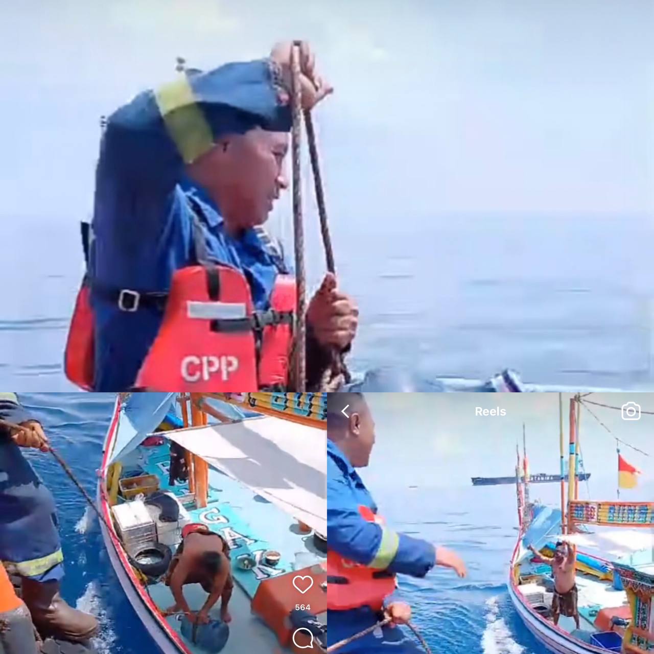 Salut! Kebaikan Hati Pelaut Ini Tuai Sorotan Usai Berikan Nelayan Satu Galon Air yang Kehausan di Tengah Laut