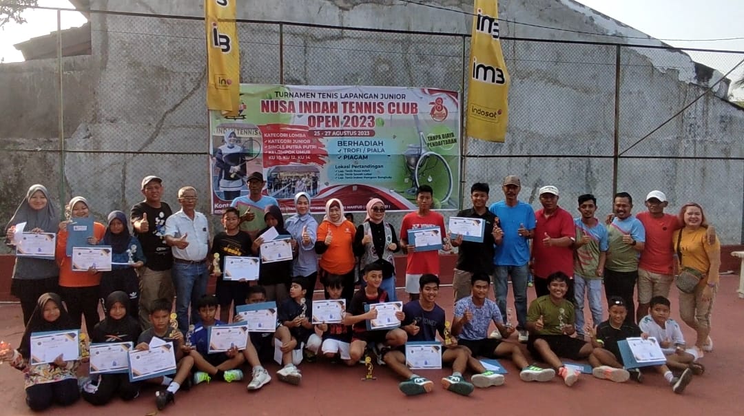 Motivasi Generasi Muda Cinta Olahraga,  digelar Turnamen Tennis lapangan Junior 