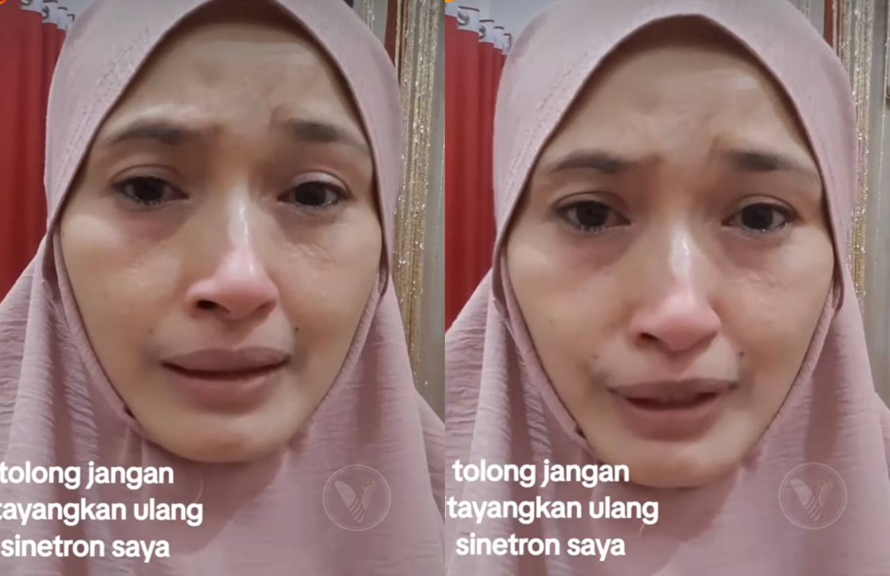 Mantan Artis Ini Menangis Sesenggukan Meminta Agar Sinetronnya Tidak Ditayangkan Kembali Usai Hijrah