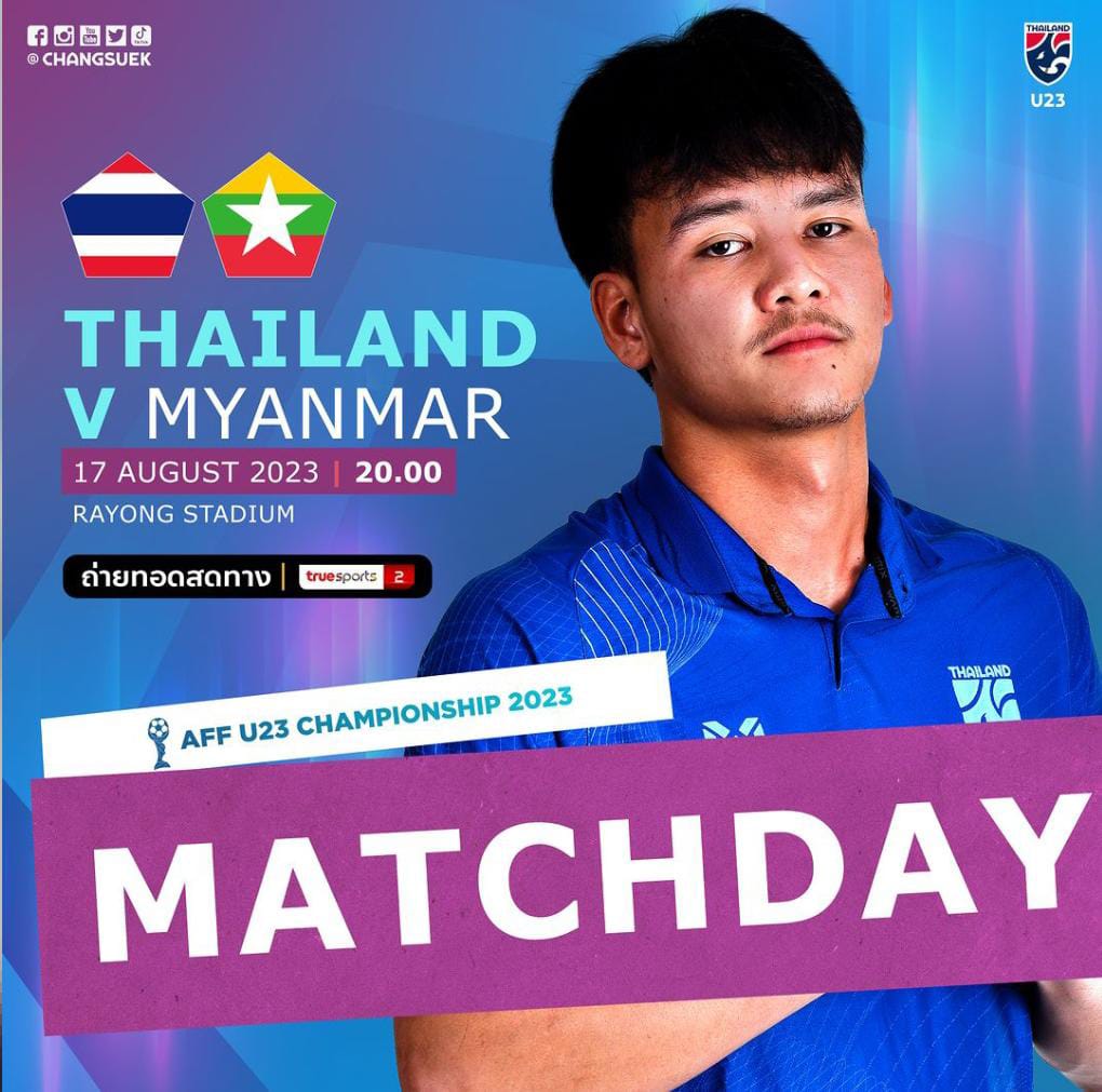 Piala AFF U23: Prediksi Skor Thailand Vs Myanmar 17 Agustus Live di SCTV 