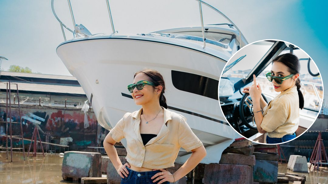 Beli Yacht Seharga Rp2,5 M di Ultah ke-28 Tahun, Prilly Latuconsina: Kapanpun Mau Mancing Tinggal Gas!