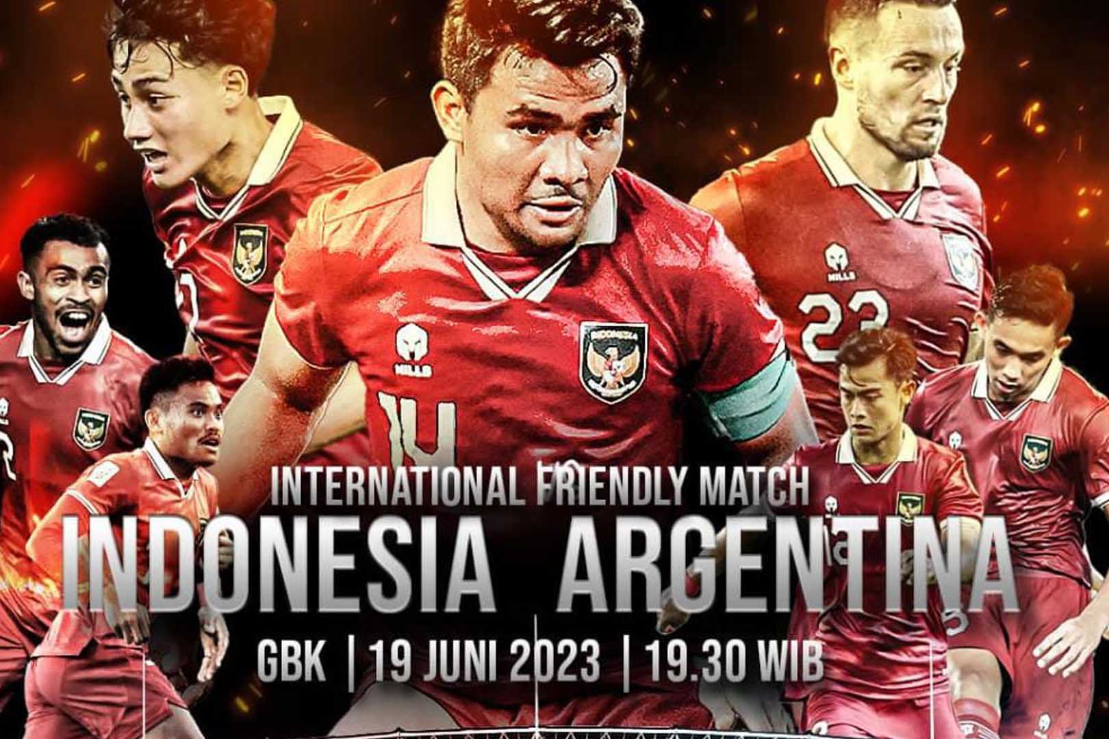 Prediksi Skor Indonesia Vs Argentina di FIFA Match Day 2023, Head to Head dan Prediksi Susunan Pemain