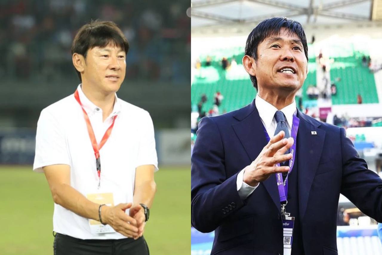 Adu Gaji Shin Tae-yong vs Hajime Moriyasu yang Bakal Adu Taktik di Timnas Indonesia vs Jepang