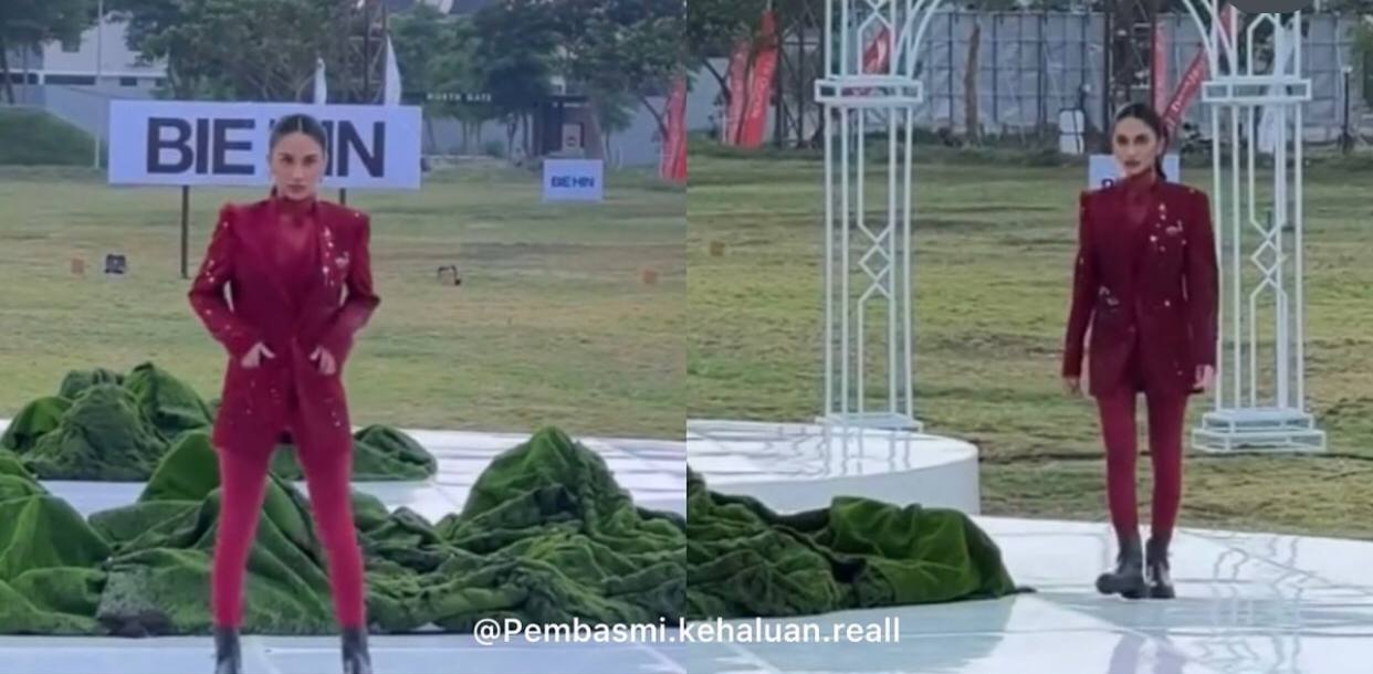 Heboh! Cara Jalan Azizah Salsha saat Catwalk Tuai Kritik Pedas dari Netizen