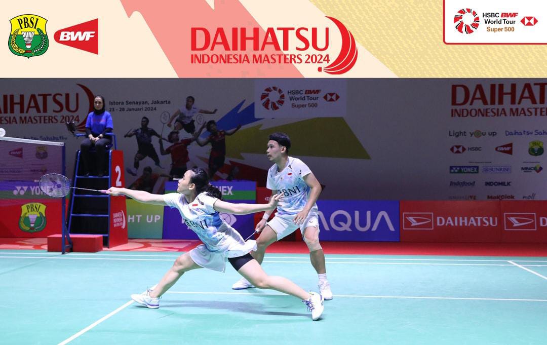 Hasil Indonesia Masters 2024: Rinov/Pitha Gugur di 16 Besar Dikandaskan Wakil China