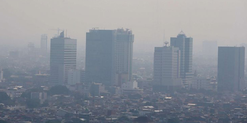 Warganet Keluhkan Kotornya Udara Jakarta Sepekan Terakhir