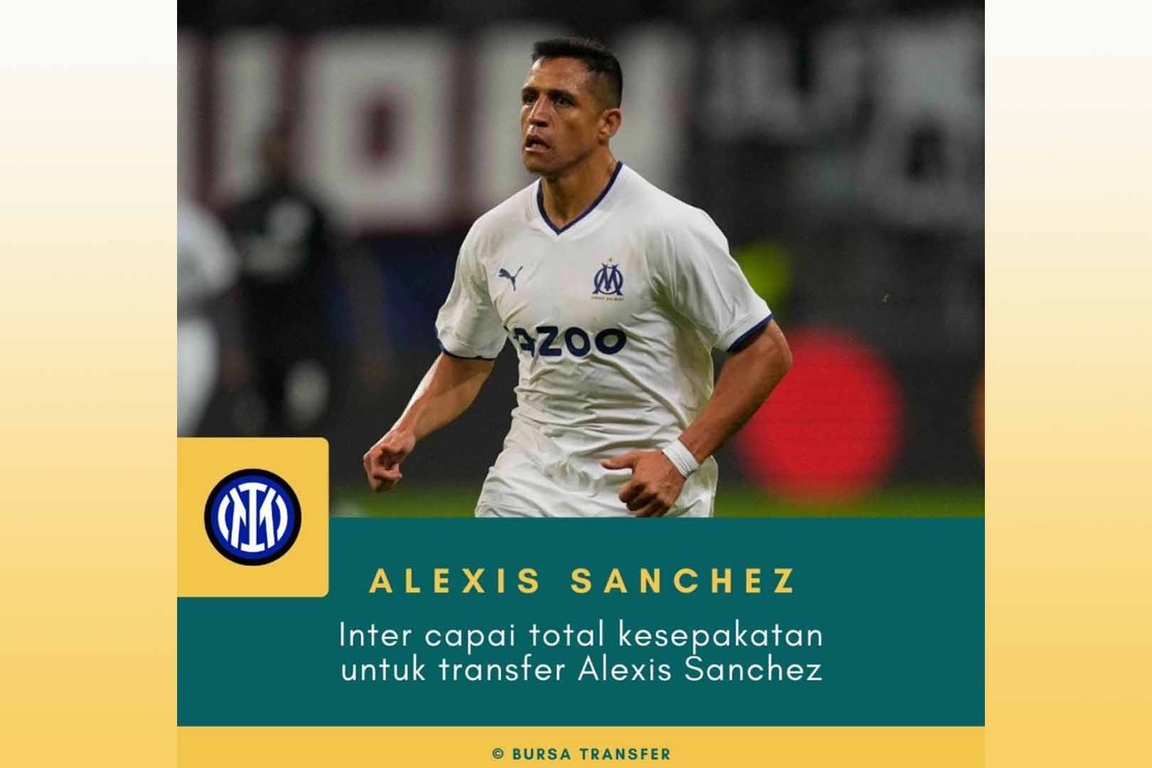 Alexis Sanchez Resmi Kembali Ke Inter Milan