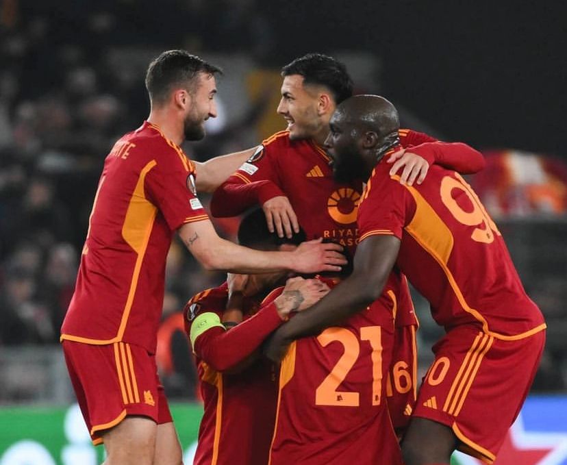 Hasil Liga Europa Babak 16 Besar Leg 1 AS Roma vs Brighton, Giallorossi Menang Telak 4-0  