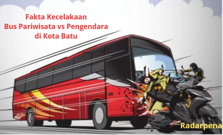 5 Fakta Kecelakaan Ekstrem Bus Pariwisata Tabrak Pengguna Jalan di Kota Batu