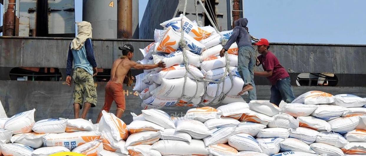 Tiba di Pelabuhan Patimban, 6.600 Ton Beras Impor dari Vietnam Banjiri Pasar Indonesia